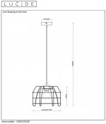 Подвесной светильник Lucide 05421/01/30