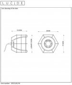Настольная лампа Lucide 05521/01/30