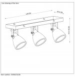 Потолочный светильник Lucide 05910/15/36 CONCRI LED