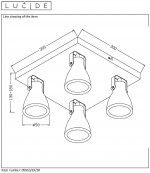 Потолочный светильник Lucide 05910/19/30