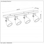Потолочный светильник Lucide 05910/20/36 CONCRI LED