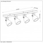 Потолочный светильник Lucide 05910/20/36 CONCRI LED