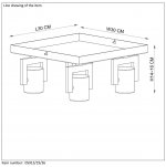 Потолочный светильник Lucide 05913/19/36 CONNI LED
