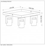 Потолочный светильник Lucide 05913/19/36 CONNI LED