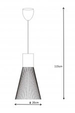 Подвесной светильник Lucide 06409/01/36 LIMA