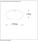 Потолочный светильник Lucide 07113/30/66 ALBASTRO