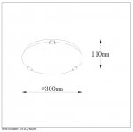 Потолочный светильник Lucide 07113/30/68 ALBASTRO
