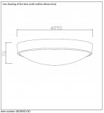 Потолочный светильник Lucide 08109/01/30 LEX