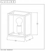 Настенный светильник бра Lucide 08224/01/30