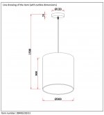 Подвесной светильник Lucide 08400/30/31 MODA