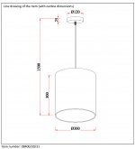 Подвесной светильник Lucide 08400/30/31 MODA
