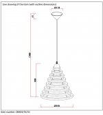 Подвесной светильник Lucide 08404/35/31 TORA