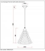 Подвесной светильник Lucide 08404/35/31 TORA