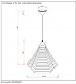 Подвесной светильник Lucide 08405/50/31 TORA