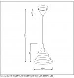 Подвесной светильник Lucide 08407/24/32 TUTI