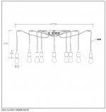 Подвесной светильник 08408/10/30 FIX Lucide