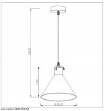 Подвесной светильник Lucide 08414/01/60 VITRI