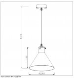 Подвесной светильник Lucide 08414/01/60 VITRI