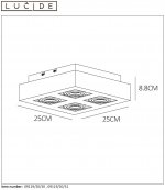 Потолочный светильник Lucide 09119/20/30