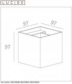 Светильник бра 09217/04/30 XIO Lucide