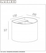 Светильник бра 09218/04/30 XIO Lucide