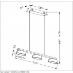 Подвесной светильник Lucide 09400/14/12 MAMBA