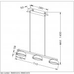Подвесной светильник Lucide 09400/14/12 MAMBA