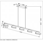 Подвесной светильник Lucide 09400/23/12 MAMBA