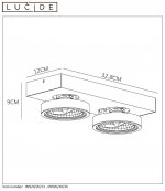 Потолочный светильник Lucide 09920/20/31