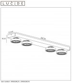 Потолочный светильник Lucide 09920/40/36