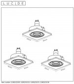 Встраиваемый светильник Lucide 11002/15/03 FOCUS
