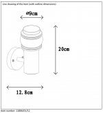Настенный светильник бра Lucide 11806/01/12 MIRANE