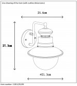 Настенный светильник бра Lucide 11811/01/06 FIGO