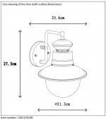 Настенный светильник бра Lucide 11811/01/06 FIGO