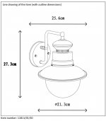 Настенный светильник бра Lucide 11811/01/30 FIGO