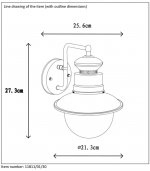 Настенный светильник бра Lucide 11811/01/30 FIGO