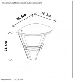 Настенный светильник бра Lucide 11812/01/31 LIVIA