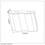 Светильник бра 11823/12/30 Wave Lucide