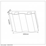 Светильник бра 11823/12/30 Wave Lucide