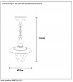 Подвесной светильник Lucide 11872/01/97 ARUBA