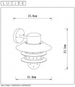 Настенный светильник бра Lucide 11874/01/12