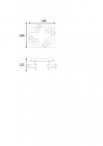 Потолочный светильник Lucide 12910/19/30 BRACKX