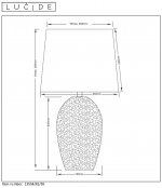 Настольная лампа 13554/81/38 SALLY Lucide