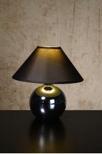 Настольная лампа черная Lucide 14553/81/30 FARO