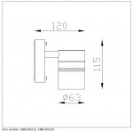 Светильник бра 14867/05/30 ARNE-LED Lucide