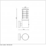 Настенный светильник бра Lucide 14871/01/30 SOLID