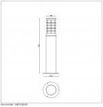 Уличный светильник столб Lucide 14871/50/30 SOLID