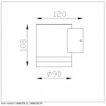 Настенный светильник бра Lucide 14880/05/30 BASCO/LED 