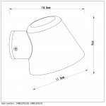 Настенный светильник бра Lucide 14881/05/30 DINGO LED