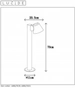 Уличный светильник столб Lucide 14881/70/31 DINGO